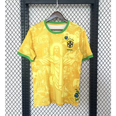 Brasil Fotballdrakt 2024 Special Edition Gul, Offisiell Laguniform