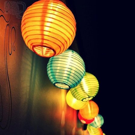 Solcellslykta för festträdgårdshem Bröllopsbelysningsdekoration MR(Flerfärgad)