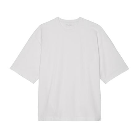 Marc O'Polo Heavy T-shirt in a loose fit vit, Herr, Herr, Storlek: L