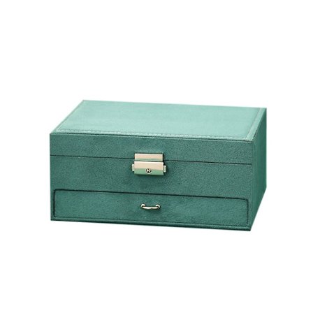 Smykkeæske Organizer, Halskæde Smykke Organizer Med Skuffe Lås Kvinder Smykke Display Holder Cas