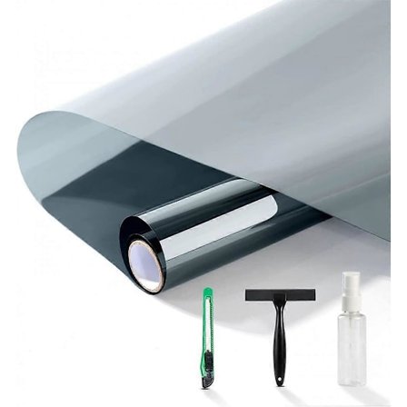Ikkunan yksityisyyskalvo ilmaisilla asennustyökaluilla, korkealaatuinen PET-materiaali, lämmönsäätö 99% UV-suoja ja yksityisyyden suojaava ikkunakalvo