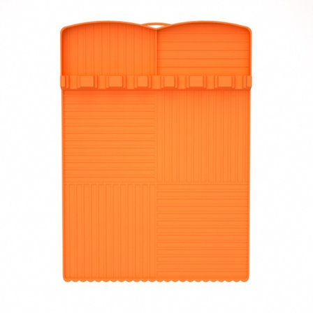 Grill Silikon Sidohylla Matta, Bakplåtsskyddsmatta, Multifunktionell Blackstone Silikon Grillverktygsmatta för BBQ Grillar