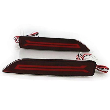 2 ST för Honda CRV CR-V 2007 2008 2009 Multifunktionell LED Bakre Stötfångarlampa Bakre Dimljus Auto Glödlampa