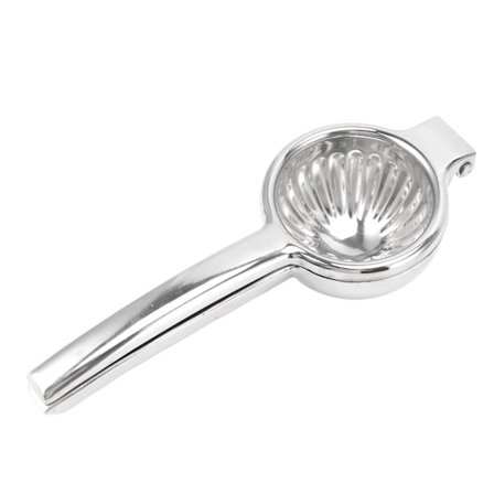 Manuell handpress juicepress i rostfritt stål, portabel frukt- och grönsakspress för citron, apelsin och morot