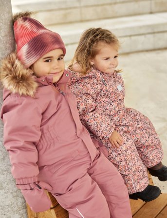 Minymo Hat W. Fixed Pom Pom - Red - 3-6Y