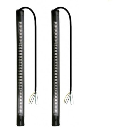 2 kpl moottoripyörän LED-takavaloa, ohut joustava valonauha 48S