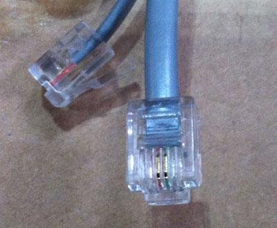 OEM Kabel TK RJ11 Stecker -> RJ11 Stecker, 1, 8m, silber