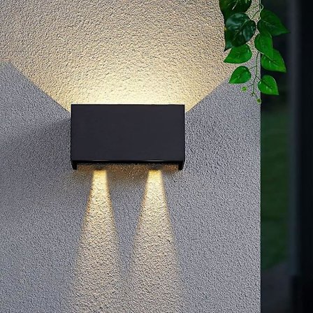 LED Udendørs/indendørs væglampe 2 hoveder 12w 4 hoveder 20w