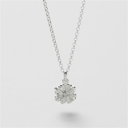 Cosmos Flower Halskette - STERLINGSILBER