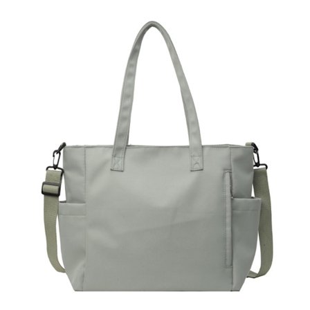 Nylon Crossbody Taske til Pige Stænktæt Håndtaske Stor Kapacitet Shoppingtaske Grøn