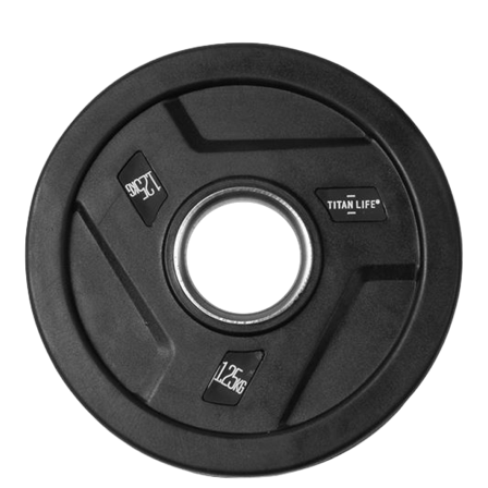 Titan LIFE Vektskive Gummi 50 mm 1,25–25 kg