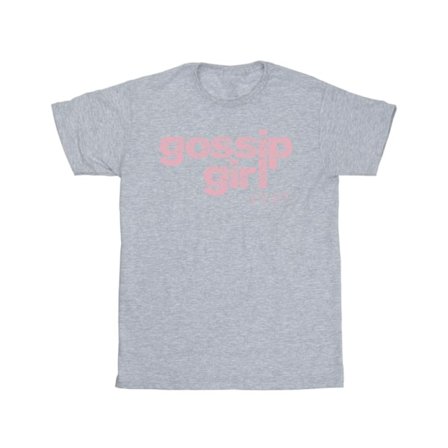 Gossip Girl Herr Swirl Logo T-Shirt S Sports Grey