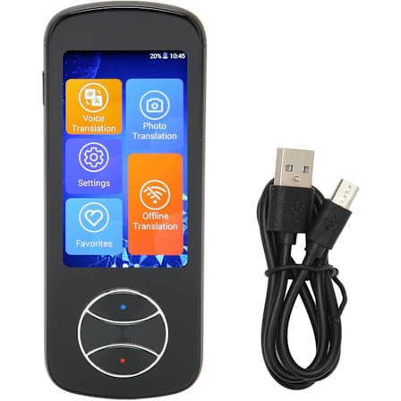 Oversetter Flere Språk 3.0in HD Skjerm Sanntids Toveis Smart Oversetterenhet med Kamera Støtte WiFi