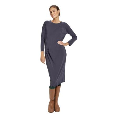by Insomnia, Sukienka midi Sarma Dress Szary, Kobieta, Rozmiar: M