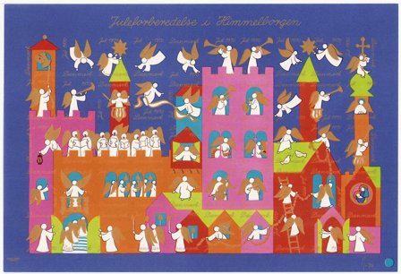 Danmark - Julemærkeark 1970 - Utakket - Ubrugt eller foldet