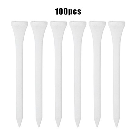 100 kpl 70 mm puupallotelineitä golfharjoitteluun aloittelijoille