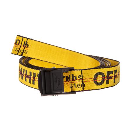 Off White Belts gul, Herr Bälten, Herr, Storlek: ONE SIZE