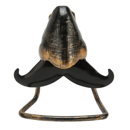 Neseformet Brilleholder Jern Nese og Bart Formet Brilleholder Displaystativ for Hjemmekontortilbehør