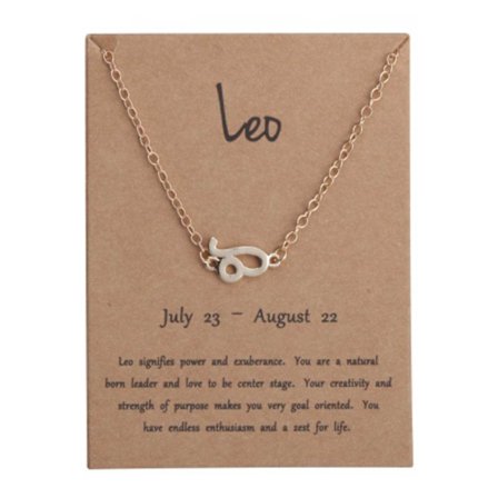 Lahjarannekoru Star Sign Lion Leo -rannekoru kulta