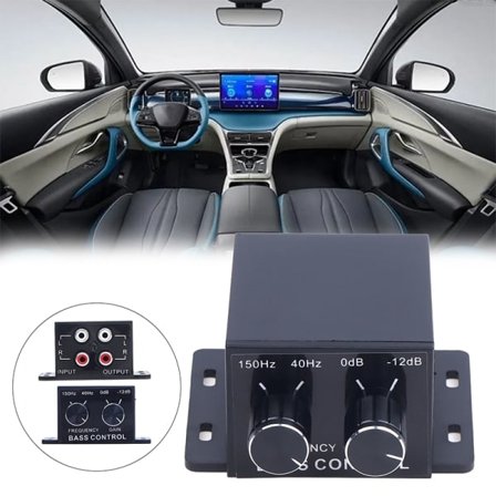 IC Bil Ljudkontroller Förstärkare Bas Subwoofer Stereo Equalizer Kontroll[HK]