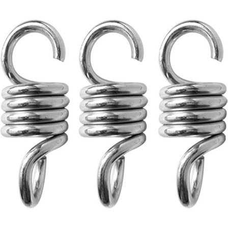 Hengekøye fjær 3 stk 8mm hengekøye stol fjær, fjærkrok forlengelse, hengekøye stol tilbehør, for veranda stoler henge gynger