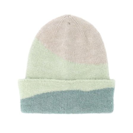 Beechfield - Grön cuff Beanie - B532 Almond/Pistachio/Dusty Green Cuff @ Hatstore