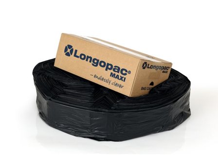 LONGOPAC Kassett Maxi 30my 110m svart - Lyreco - Städ och hygien - Påsar och säckar - Kassett - Longopac