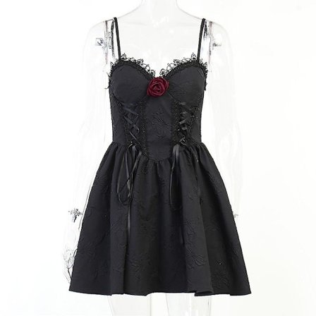 Dame Hot Party Svart Sexy Kjole