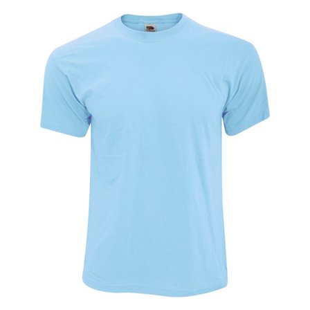 Fruit Of The Loom Original T-shirt M Sky Blue för män
