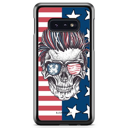 Bjornberry Skal Samsung Galaxy S10e - USA Dödskalle