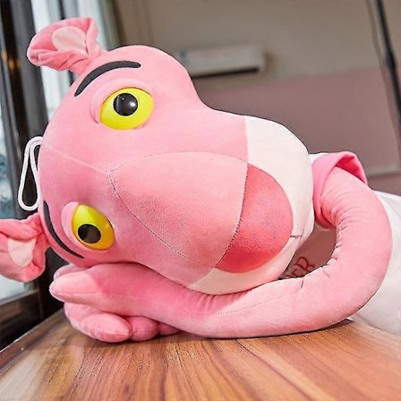 60-180cm Pink Panther -pehmolelu, söpöt pitkät jalat, pehmeä eläin, vaaleanpunainen leopardi, kawaii lahja, täytetty nukke, lapsen syntymäpäivälahja