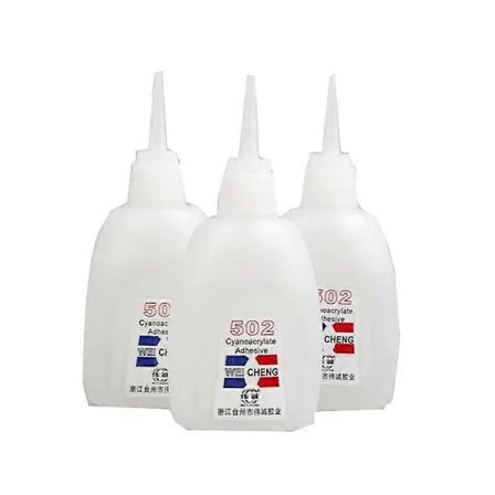 3 stk. 502 Superlim Øjeblikkelig Hurtig Cyanoacrylat Stærk Lim Hurtig Binding Læder Gummi Metal Kontorartikler Hurtig Lim