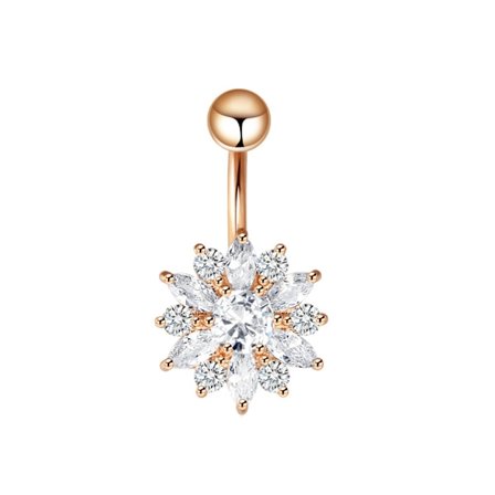 Guldpläterade Navelpiercing Piercing smycken