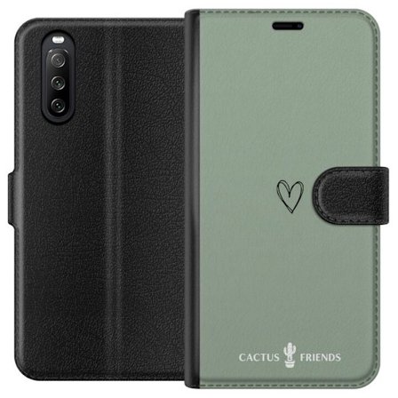 Kompatibelt Lommeboketui til Sony Sony Xperia 10 III Cactus and Friends – SageLove