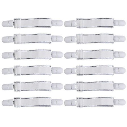 12 st Sängklämmor för lakan, spännen för lakan, fästen för lakan