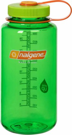 Nalgene 909ml Wide Mouth Sustain flasks Green OneSize
