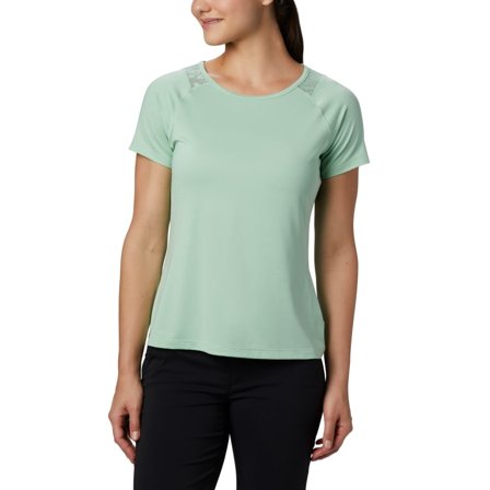 Columbia Montrail Women's Peak To Point II Ss Tee Women short-sleeved sweaters Green XS