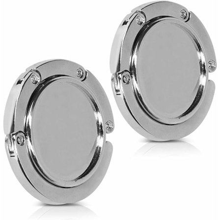 Håndtaskeholder - Foldbar Metal Taskeholder - Taskeholder til Bord eller Skrivebord - Hængende Pung og Små Genstande (2 stk) Yixiang