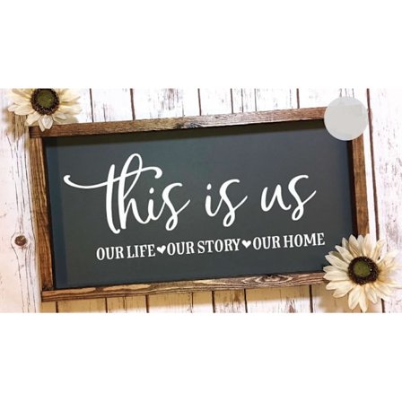 Väggdekor/Väggord - this is us
