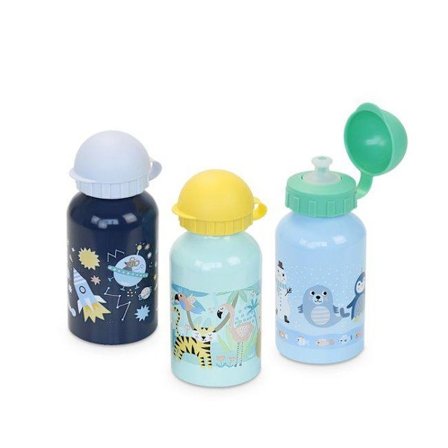 Vattenflaska i Metall, Ljusblå - Vilac