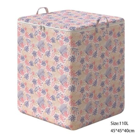 Peittojen säilytyspussi Vaatteiden säilytyslaatikko PINK 45X45X40CM