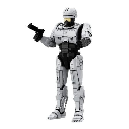 Gobricks MOC Robocop Robot Mekanisk Krig Politi Handling Film Figur Modell Bygning Blokk Pedagogisk Leker For barn