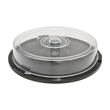 Tom CD-förvaringshink för hemresor, platsbesparande skivförvaringsbehållare