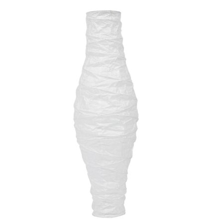 Hvid Papir Gulvlampe Skærm Udskiftning til Dekorativ Stående Lampe