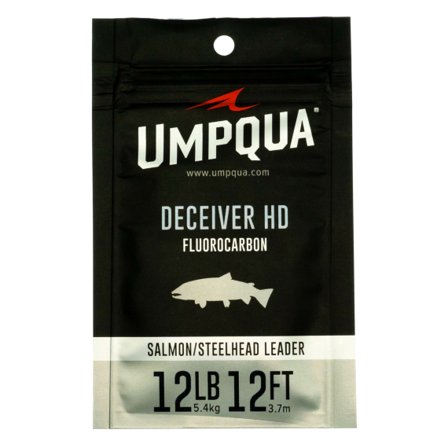Umpqua Deceiver HD Salmon & Steelhead Fluorocarbon Leader 12ft - 1