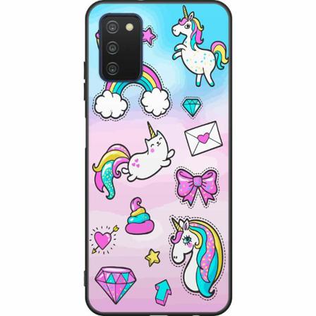 Samsung Galaxy A03s Svart Skal Unicorn