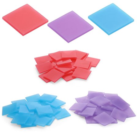 90 stk Diamantmaling Voks, 2 x 2 cm Farverige DIY Diamantmaling