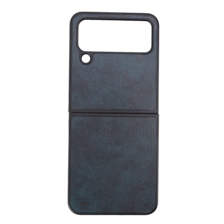 Fällbart skärmskydd i läder för Samsung Galaxy Z FLIP 4, blått