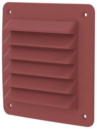 Fresh 182505 Ulkosäleikkö 150x150 mm Punainen, Ilmanvaihto