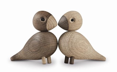 Kay Bojesen Turdelduer Eik/Røkt Eik 2stk